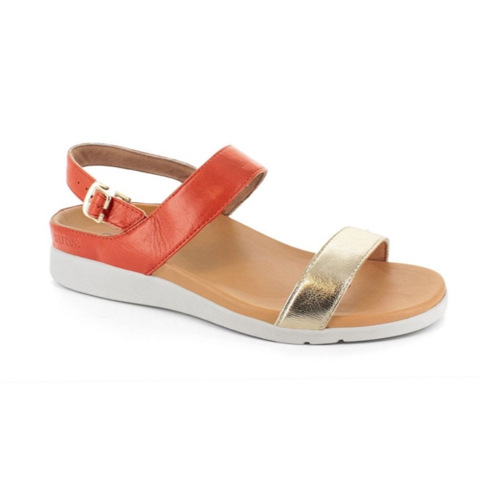Strive Footwear Lucia Stylish Orthotic Sandal - Sunset/Light Gold